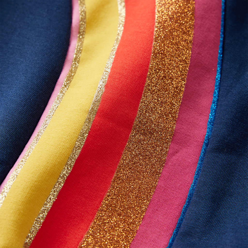 Sweatshirt para criança azul-marinho 128