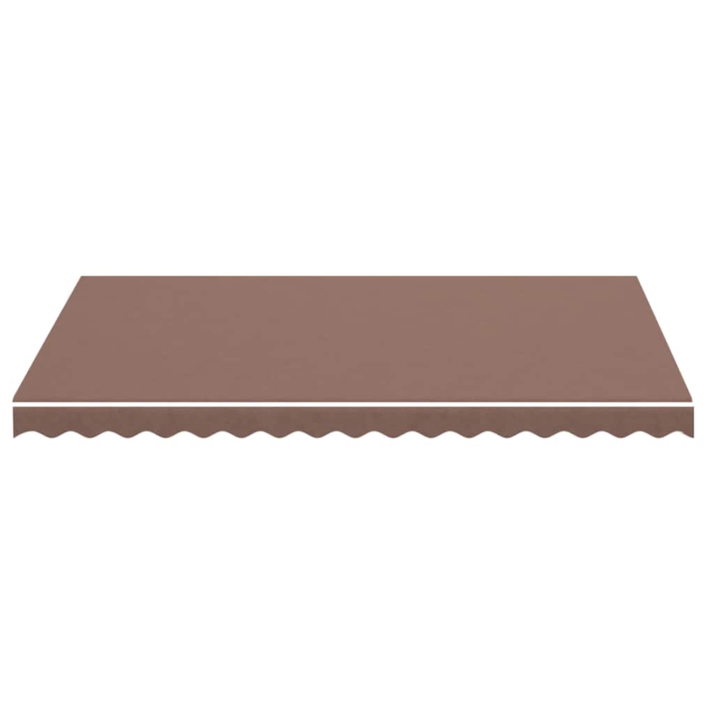 Tecido de substituição para toldo castanho 350x250 cm poliéster