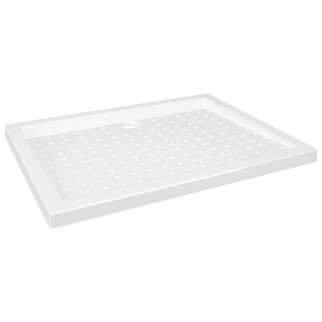 Base de chuveiro com pontos 90x70x4 cm ABS branco