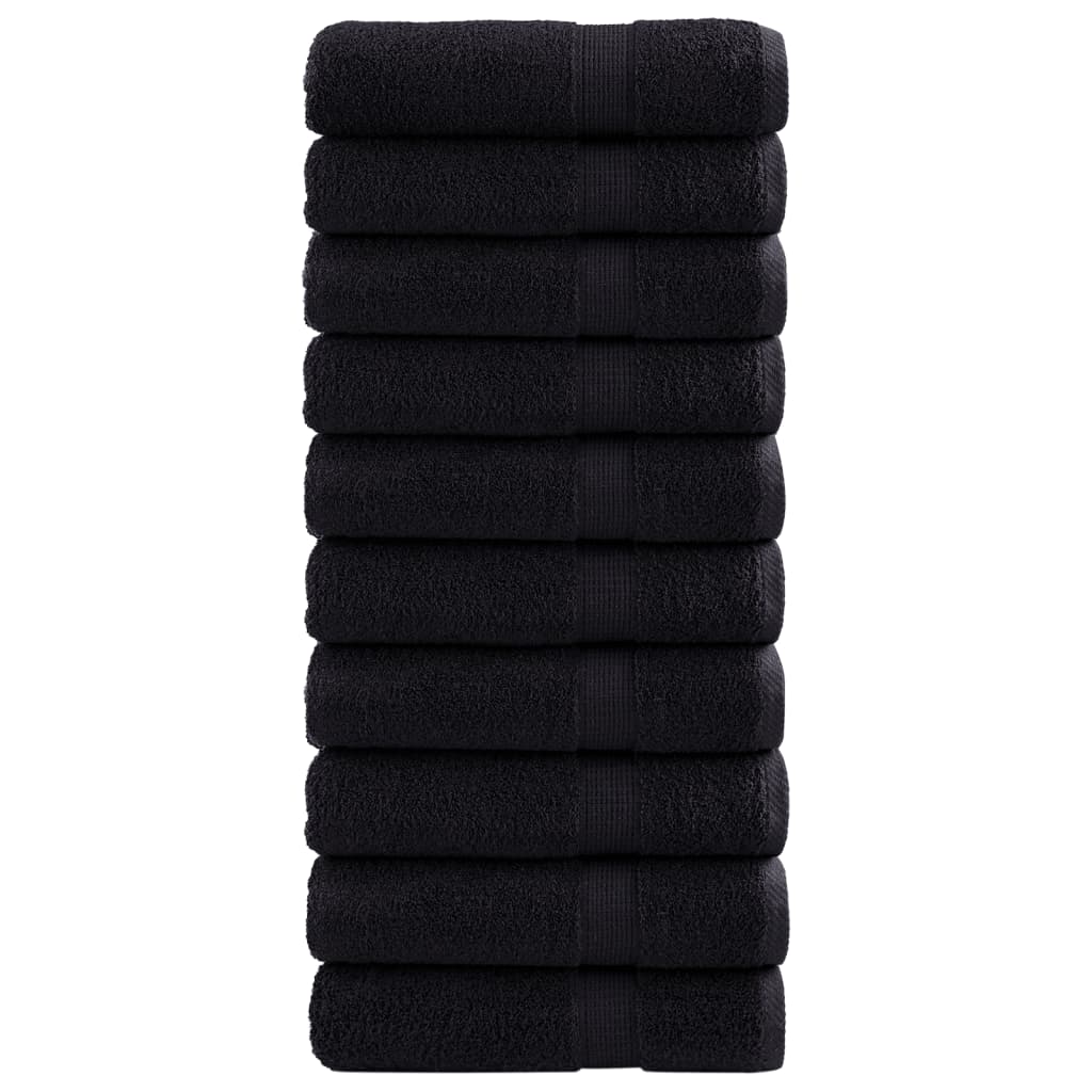 Toalhas de banho premium solund 10pcs 100x150 cm 600 gsm verde
