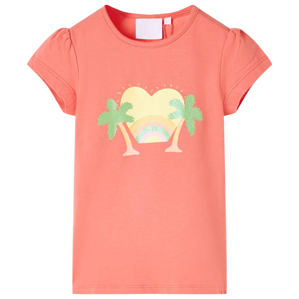T-shirt infantil coral 116