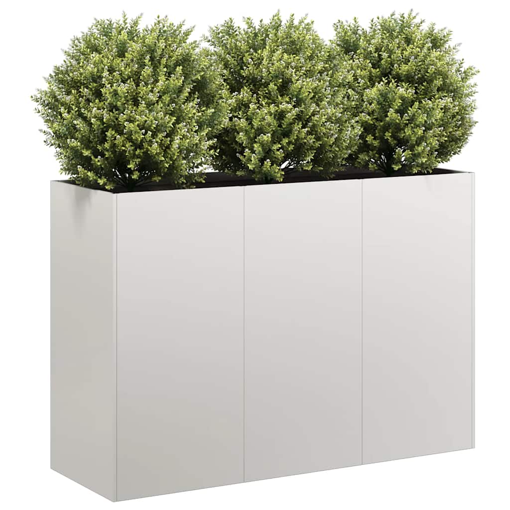 Plantador 120x40x80 cm aço inoxidável
