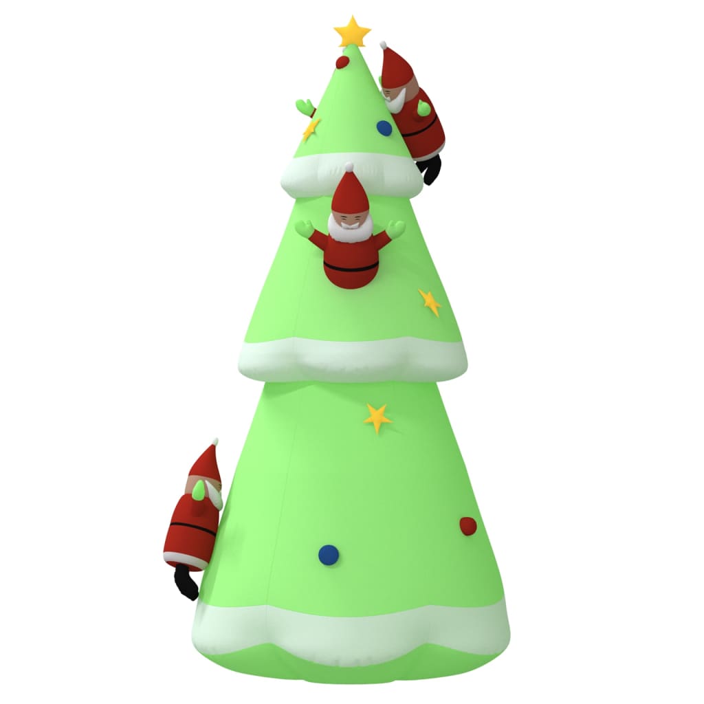 Árvore natal insuflável com luzes LED 500 cm