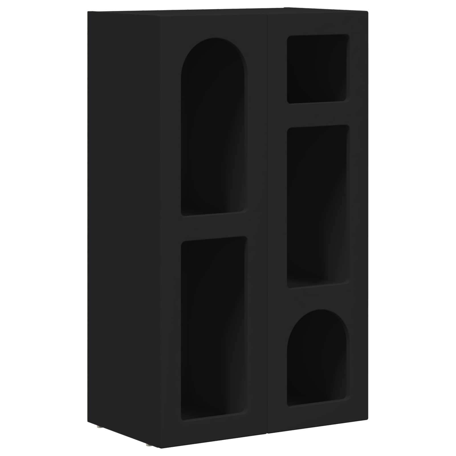 Buffet elst preto 59 x 35 x 100,5 cm derivados de madeira