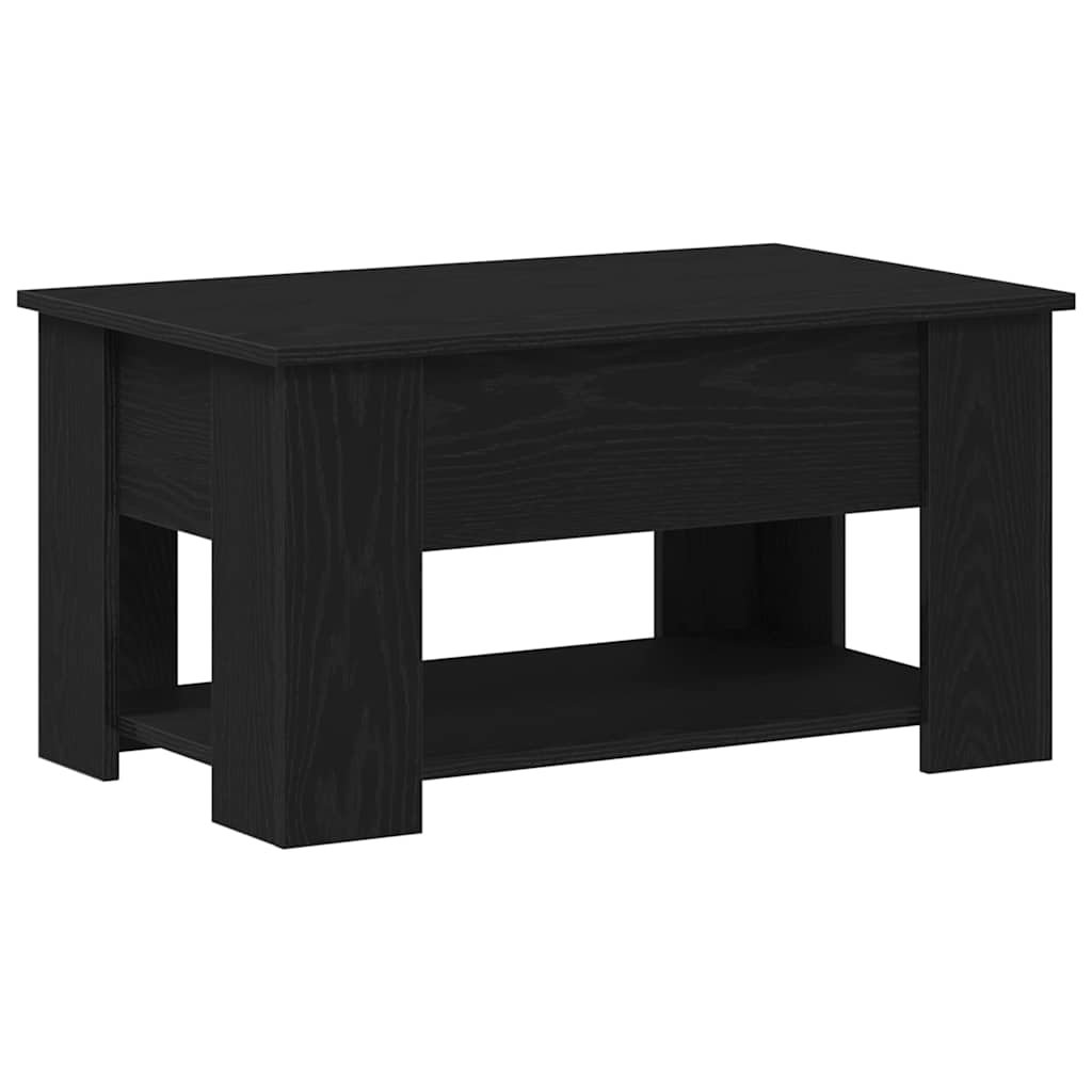Mesa de centro carvalho preto 79 x 49 x 41 cm