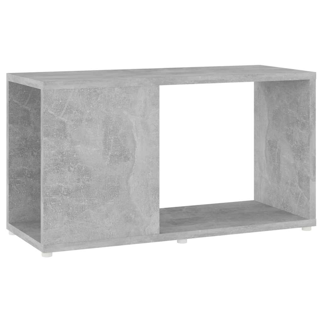 Móvel de TV 60x24x32cm derivados de madeira cinzento cimento