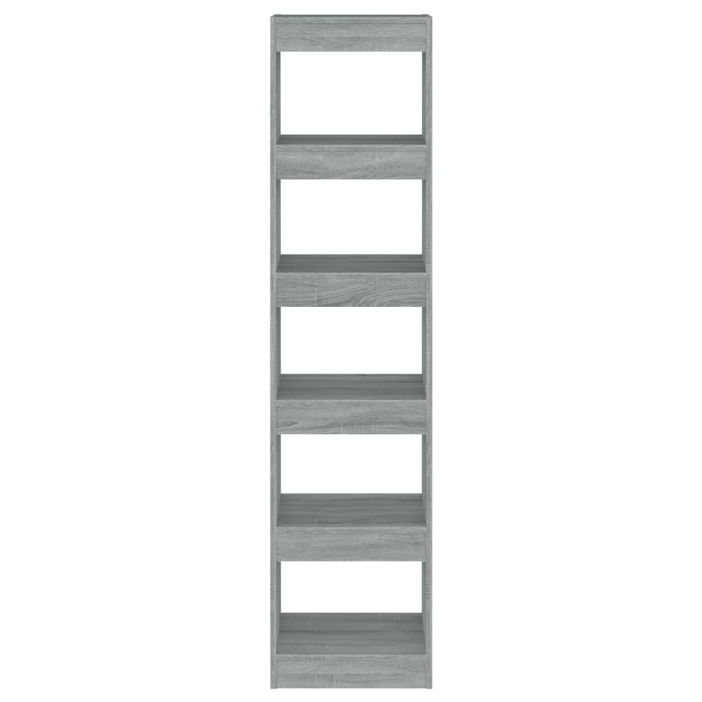 Estante/divisória 40x30x166 cm cor sonoma cinza