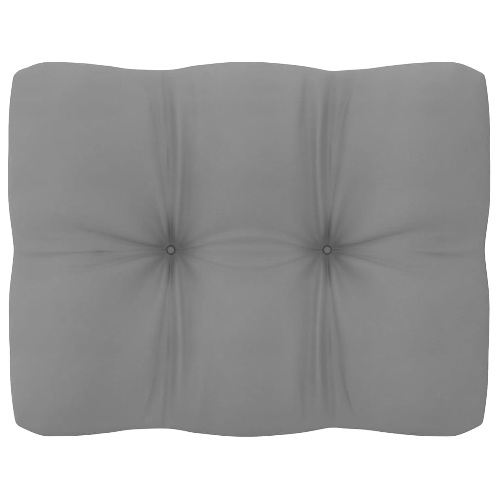 8 Pcs conjunto lounge de jardim c/ almofadões pinho maciço