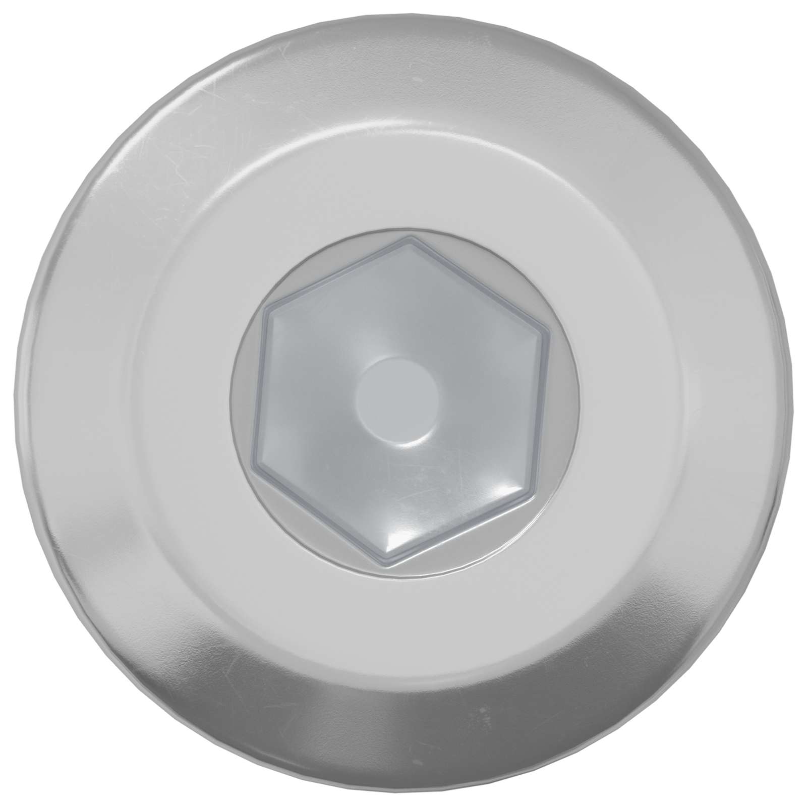 Parafuso de bloqueio de cabeça 12 unid. prateado m6 x 30 mm aço