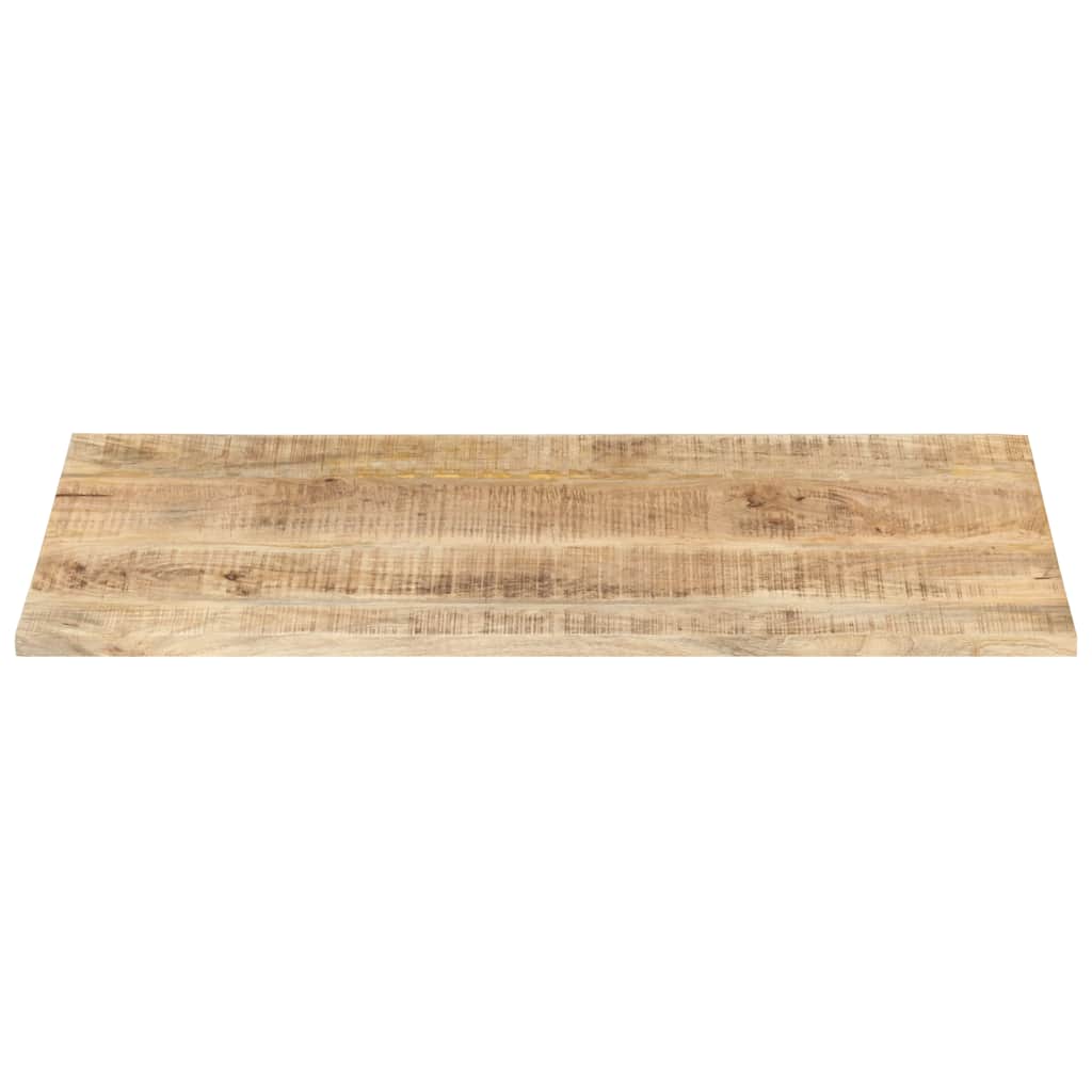 Tampo de mesa madeira de mangueira maciça 25-27 mm 100x60 cm
