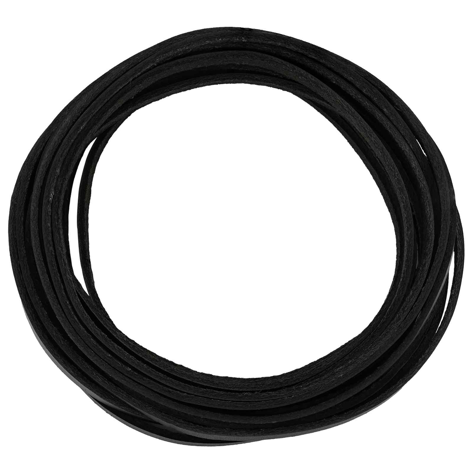 Pulseira de couro preto 200 x 0,8 cm couro