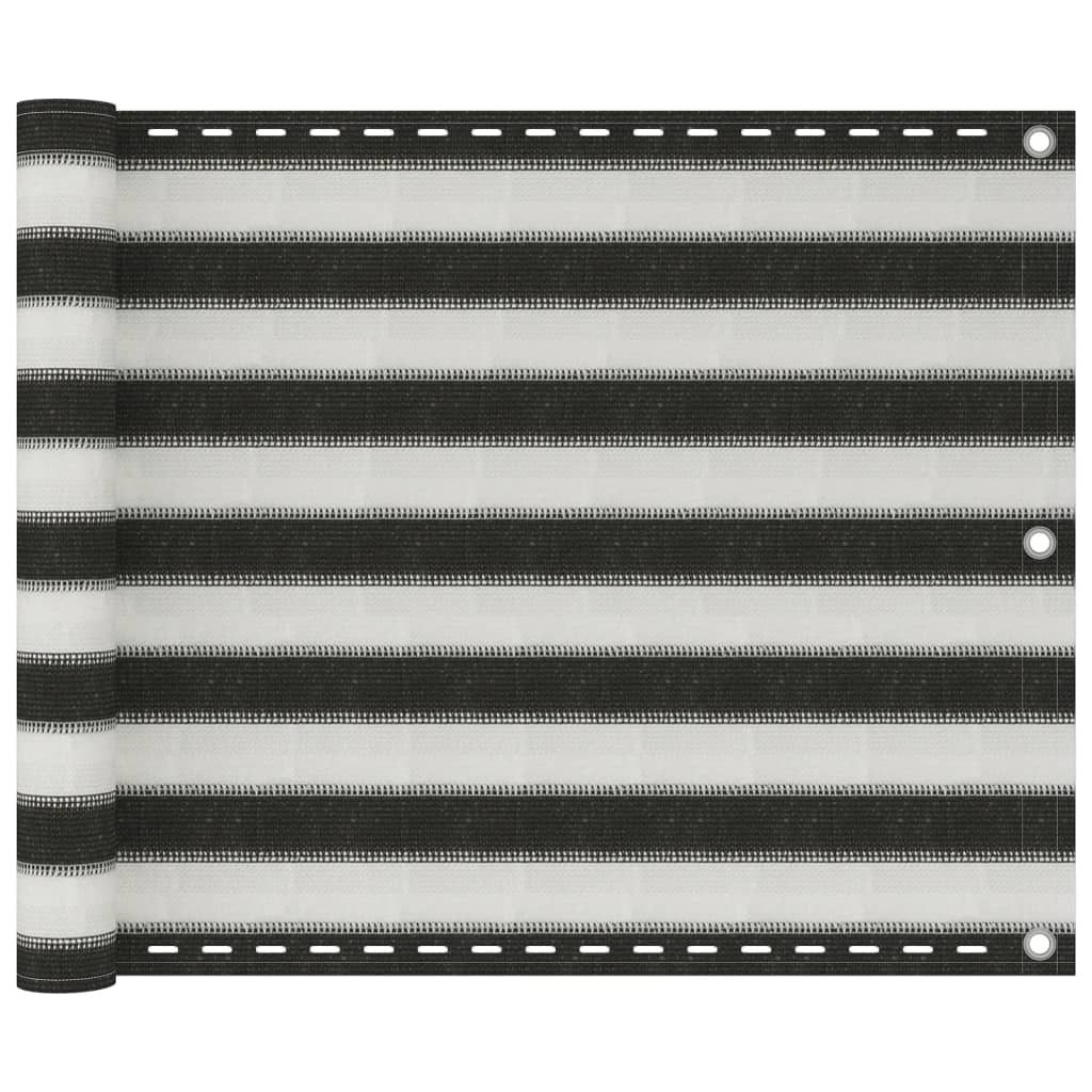Tela varanda pead 75x300 cm antracite e branco