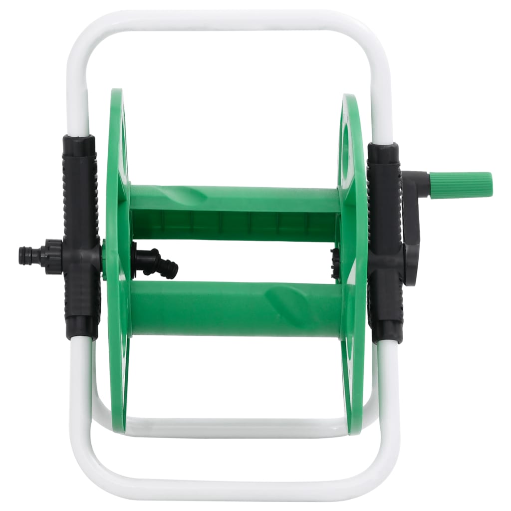 Enrolador independente para mangueira de 45 m 1/2" aço verde