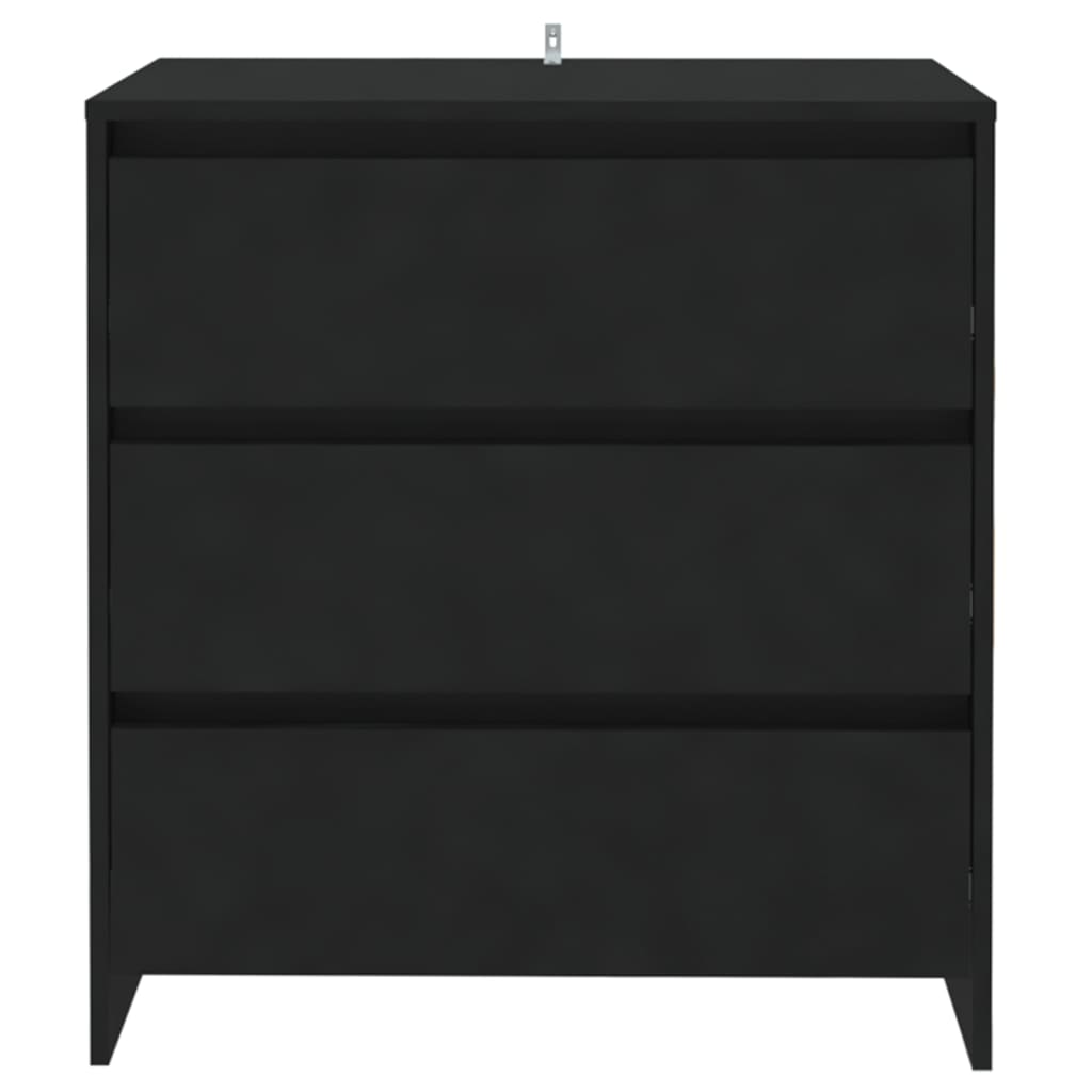 Aparador 70x41x75 cm derivados de madeira preto