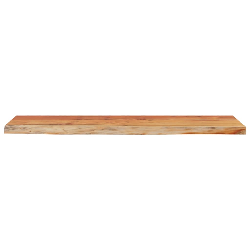 Prateleira de parede retangular 120x30x3,8 cm acácia maciça