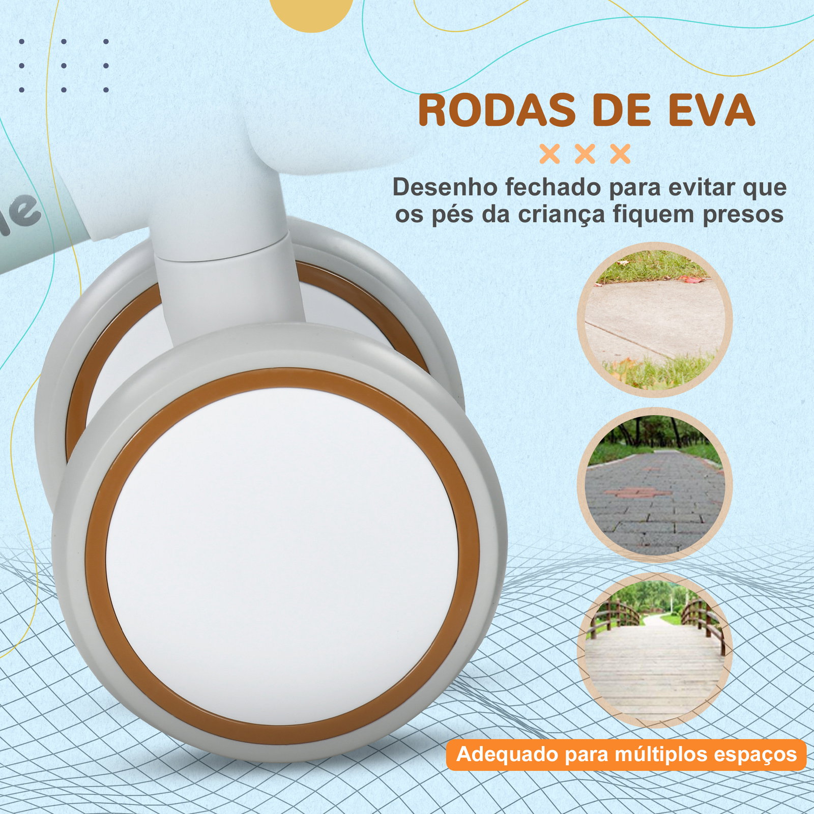 Bicicleta sem pedais para crianças de 12-36 meses bicicleta de equilíbrio com assento ajustável 56x27x39 cm verde