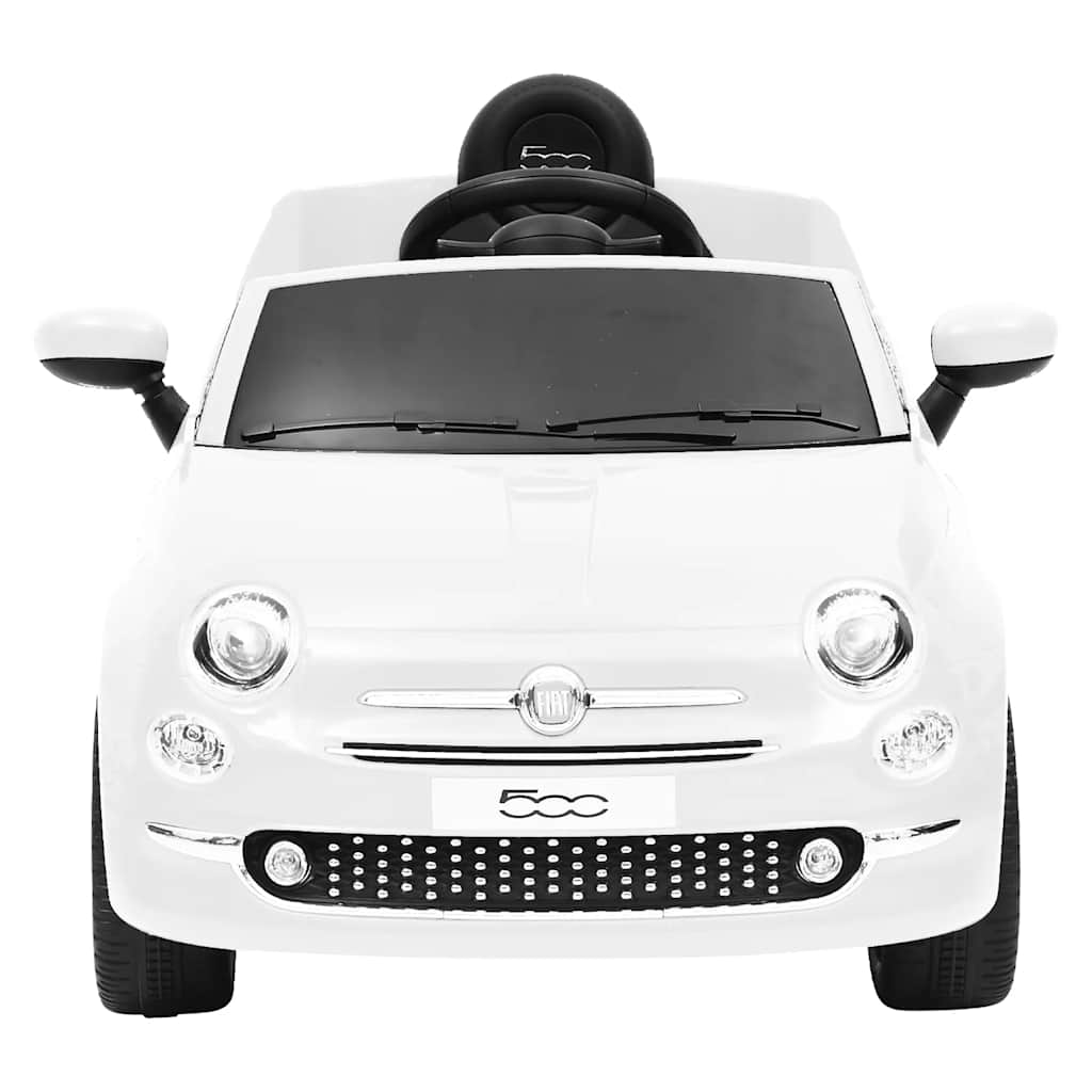 Carro elétrico de criança fiat 500 branco
