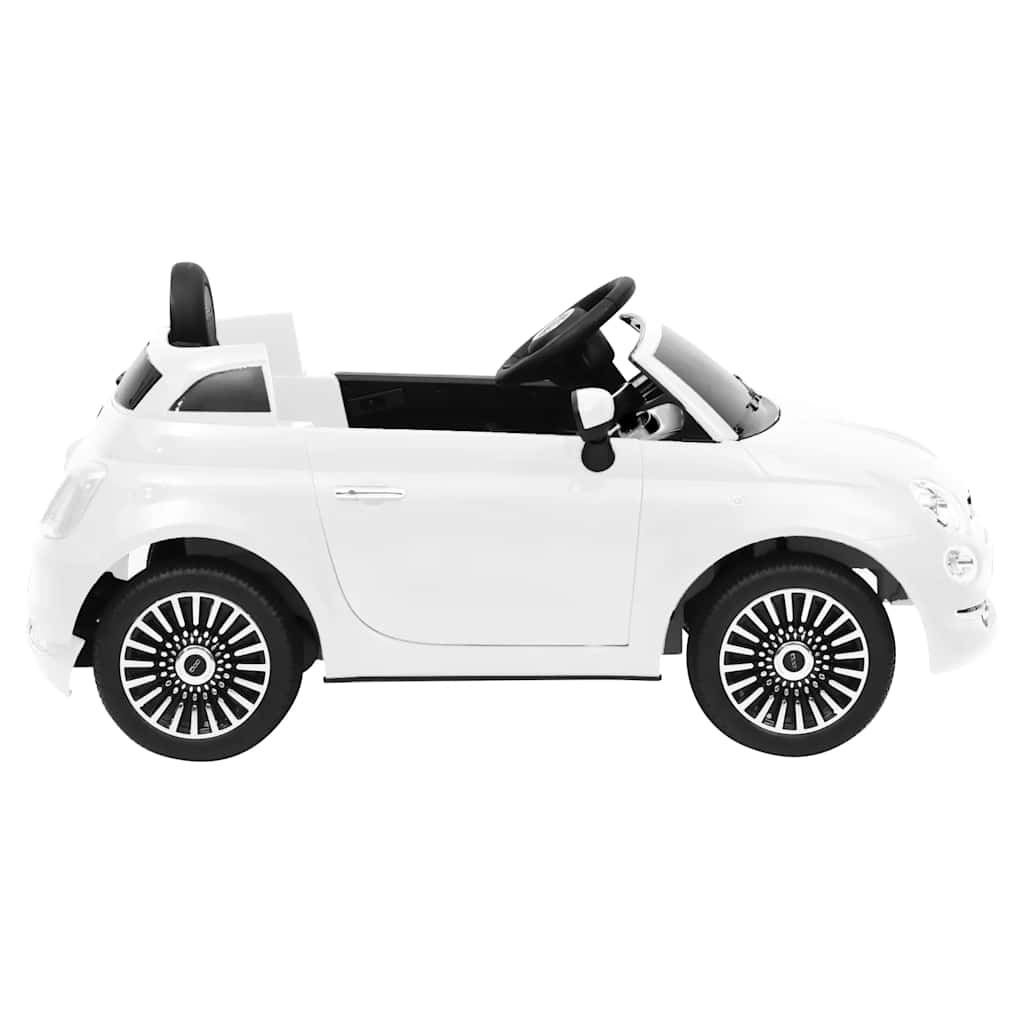 Carro elétrico de criança fiat 500 branco