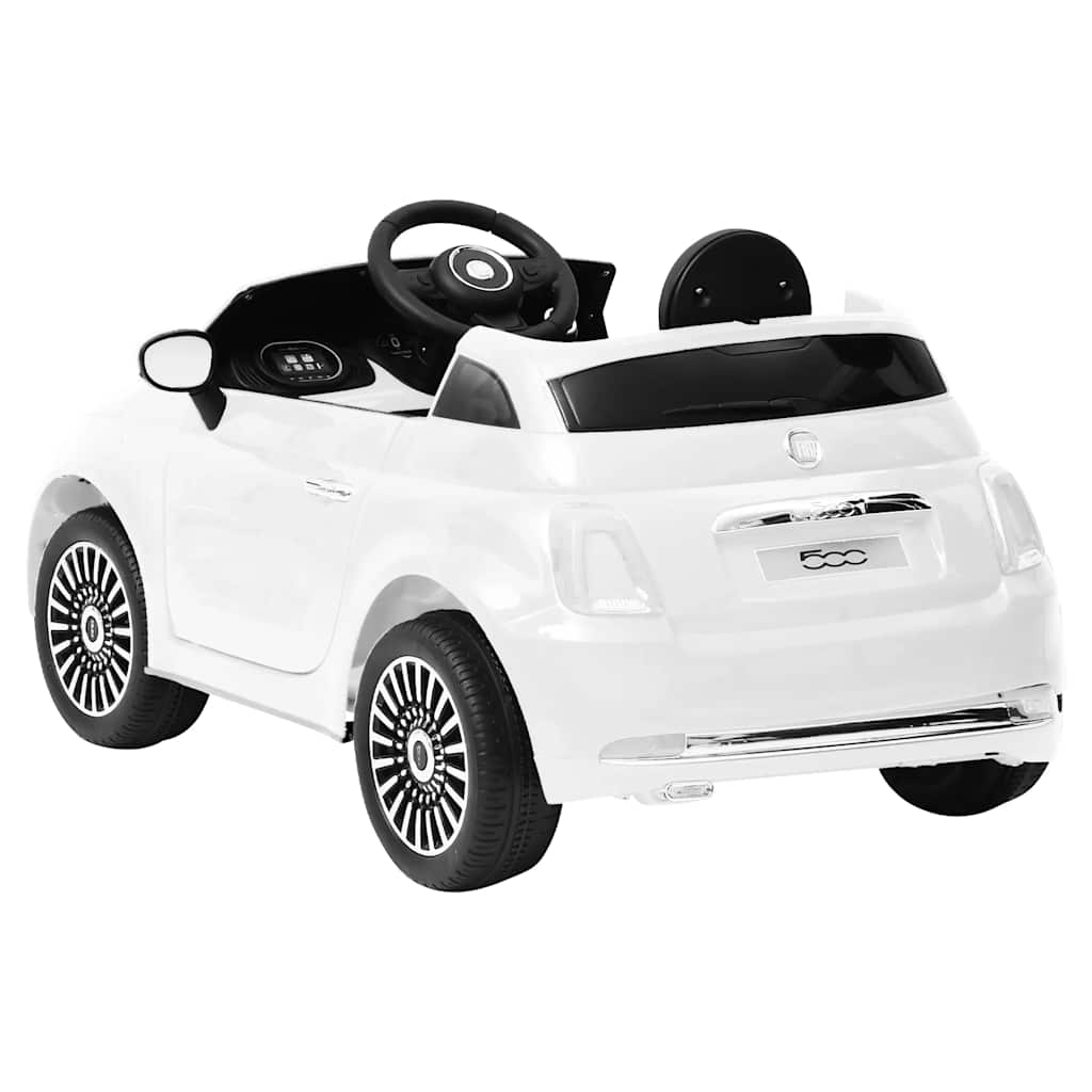 Carro elétrico de criança fiat 500 branco