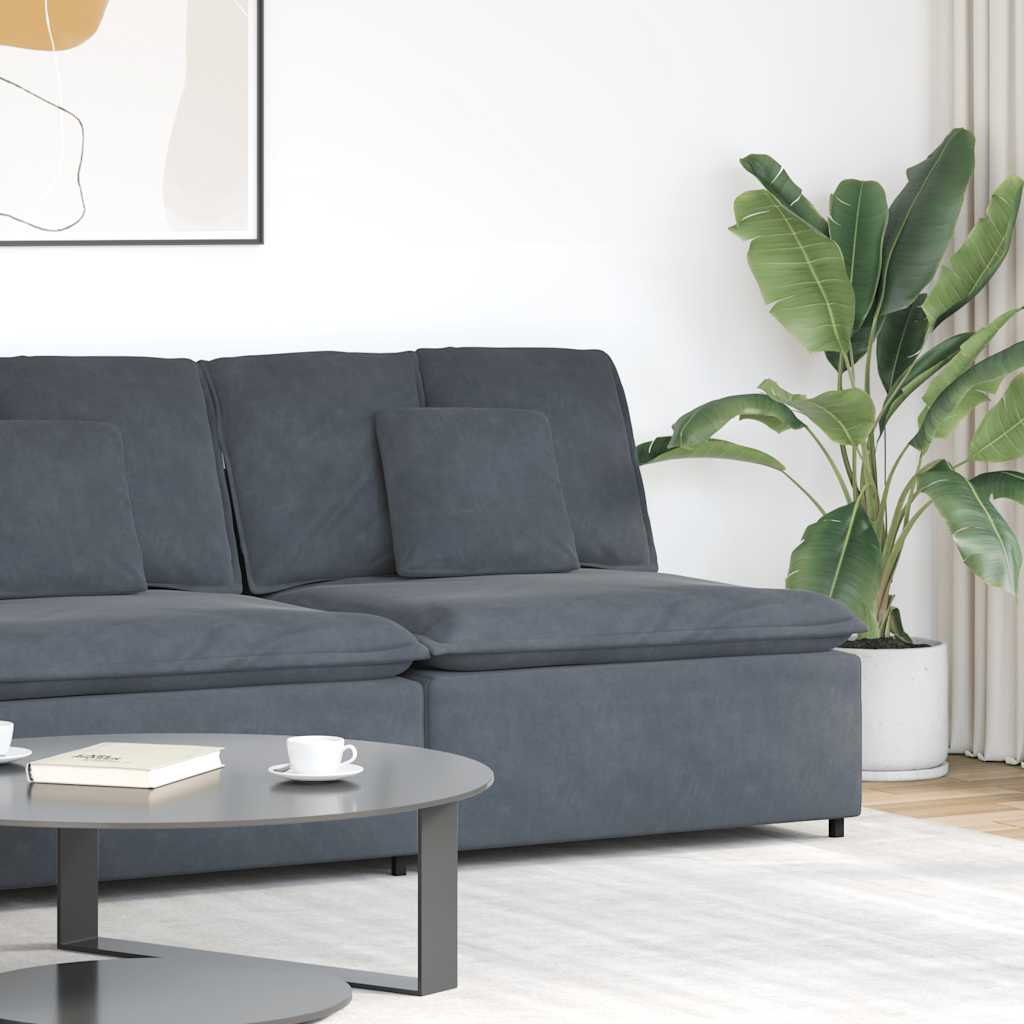 Módulo central de sofá modular com almofadões 100 cm