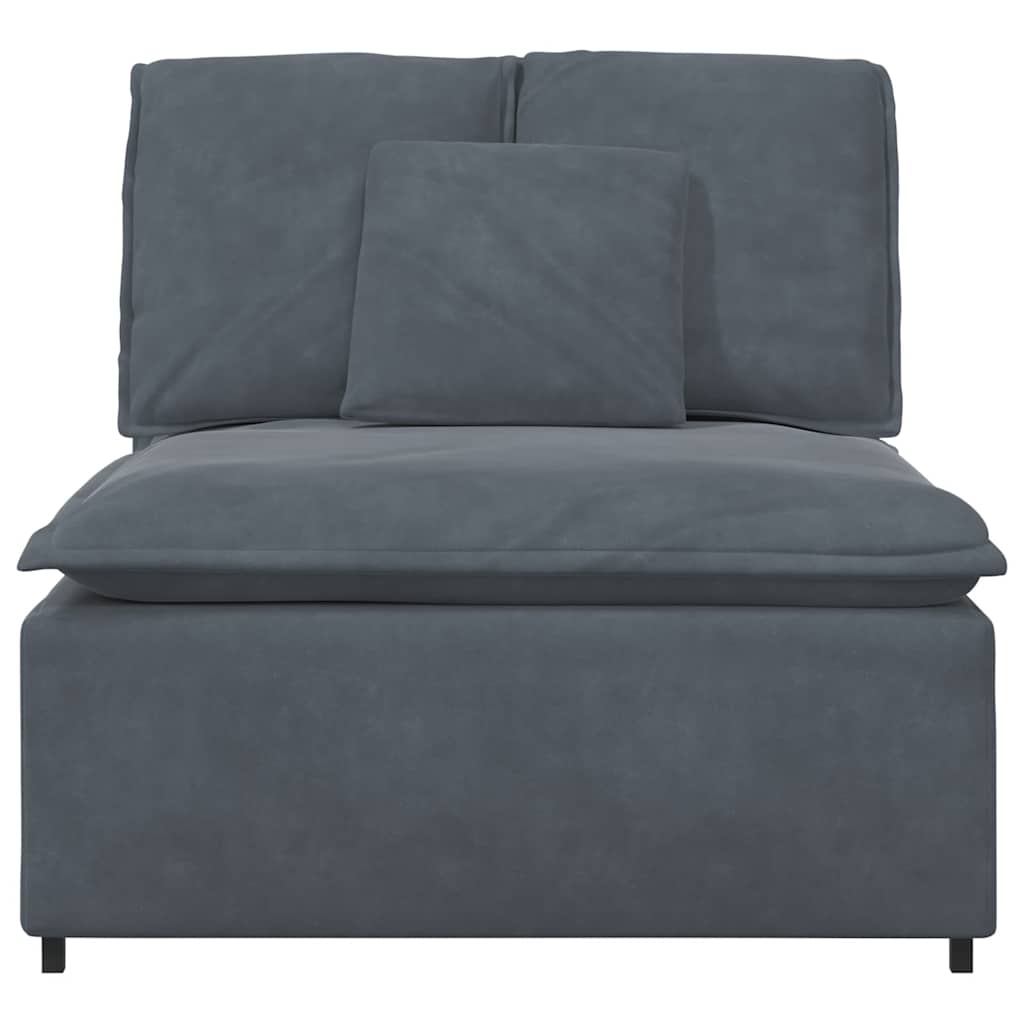 Módulo central de sofá modular com almofadões 100 cm