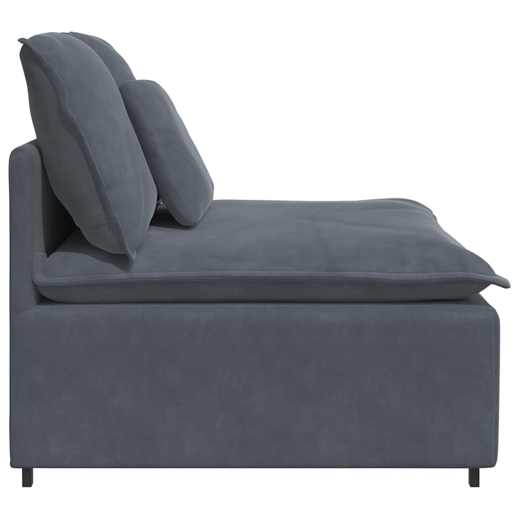 Módulo central de sofá modular com almofadões 100 cm
