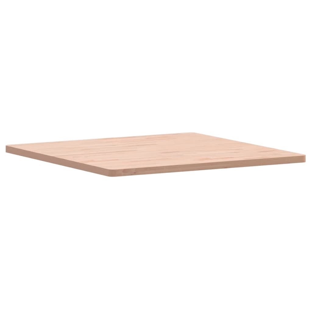 Tampo de mesa quadrado 80x80x2,5 cm madeira de faia maciça