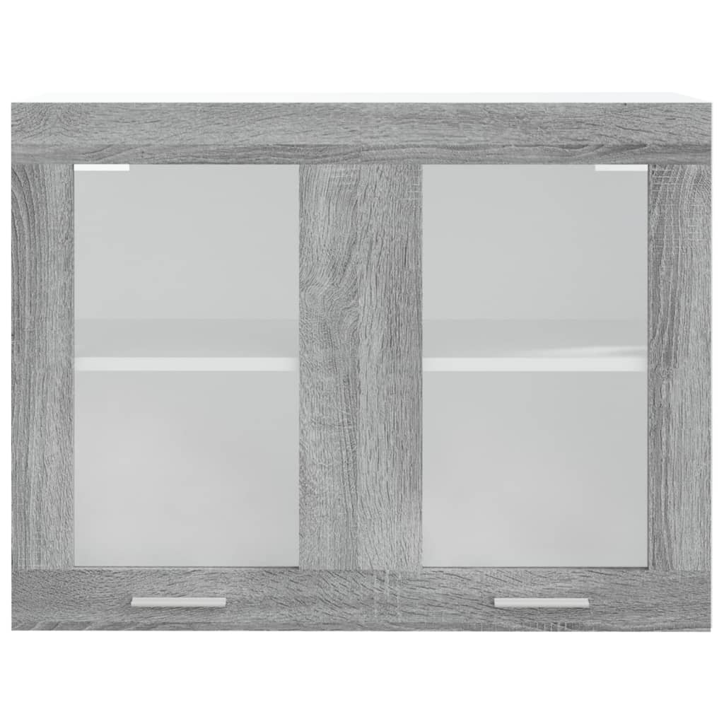 Armário de parede “lyon” 80x31x60 cm cinzento sonoma