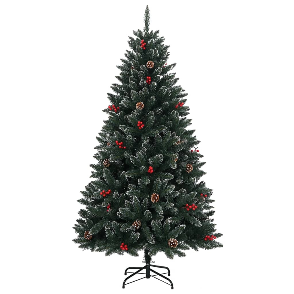 Árvore de natal artificial com 300 luzes LED 210 cm