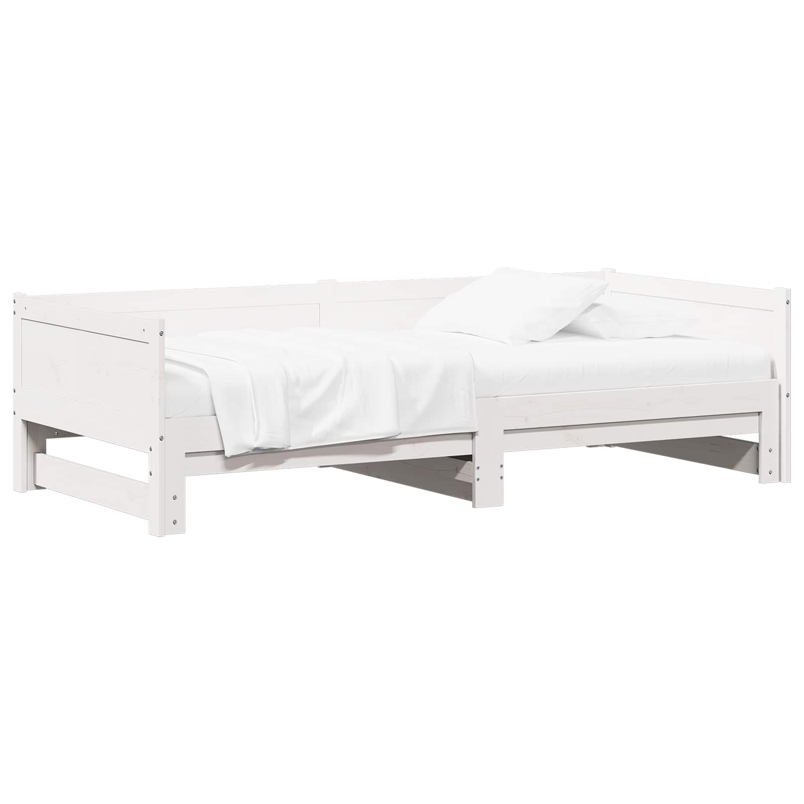 Cama dia rebatível branco 180 x 200 cm