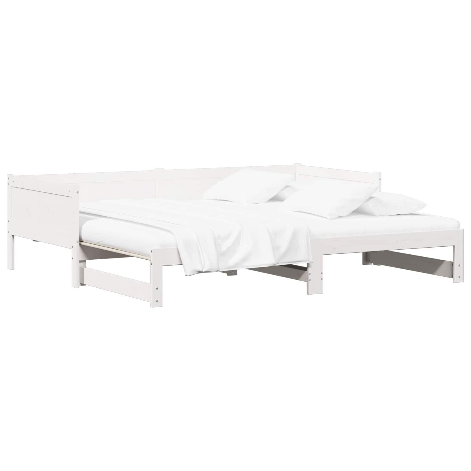 Cama dia rebatível branco 180 x 200 cm