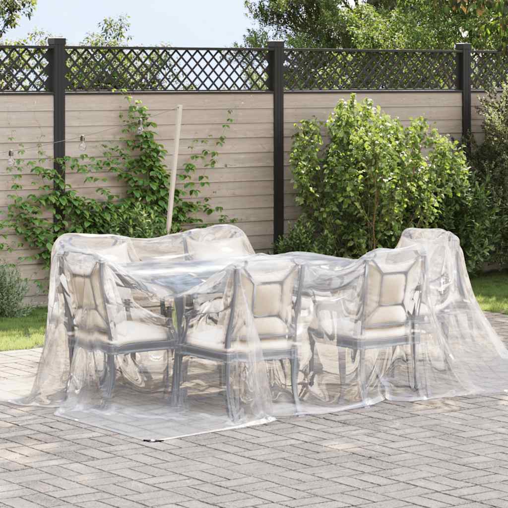 Lona transparente com ilhós 3x4 m polietileno