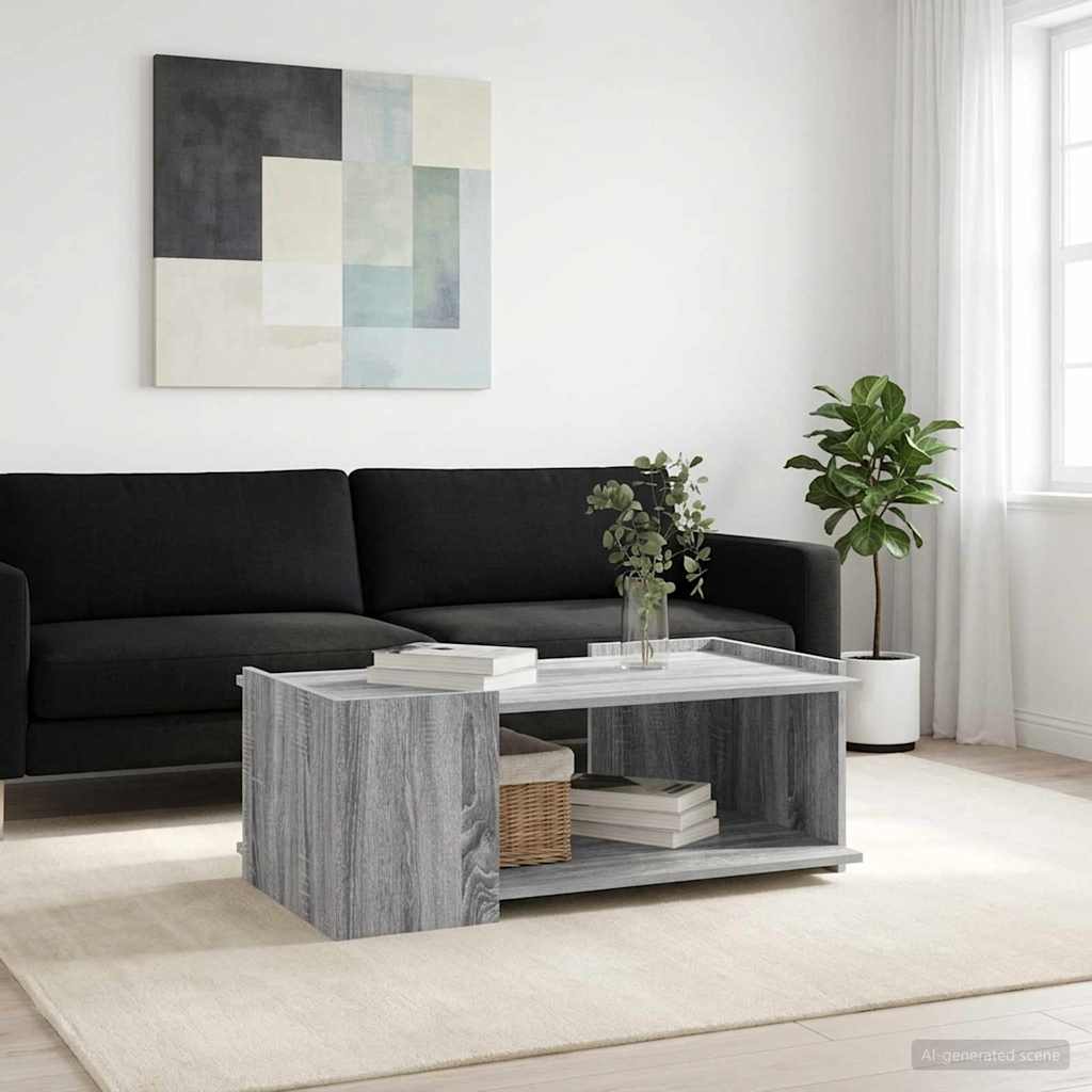 Mesa de centro sonoma cinzento 90 x 50 x 33 cm