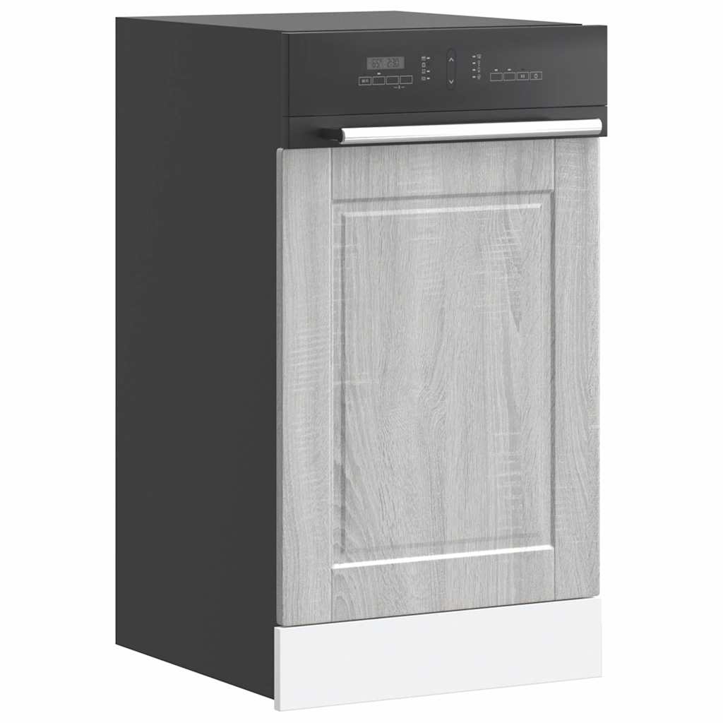Painel máquina lavar louça porto cinzento sonoma 45x1,5x57 cm