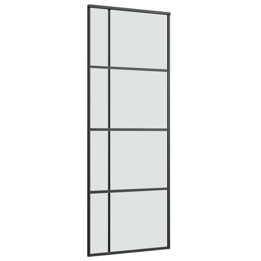 Porta deslizante c/ conj. ferragens 76x205cm vidro esg/alumínio