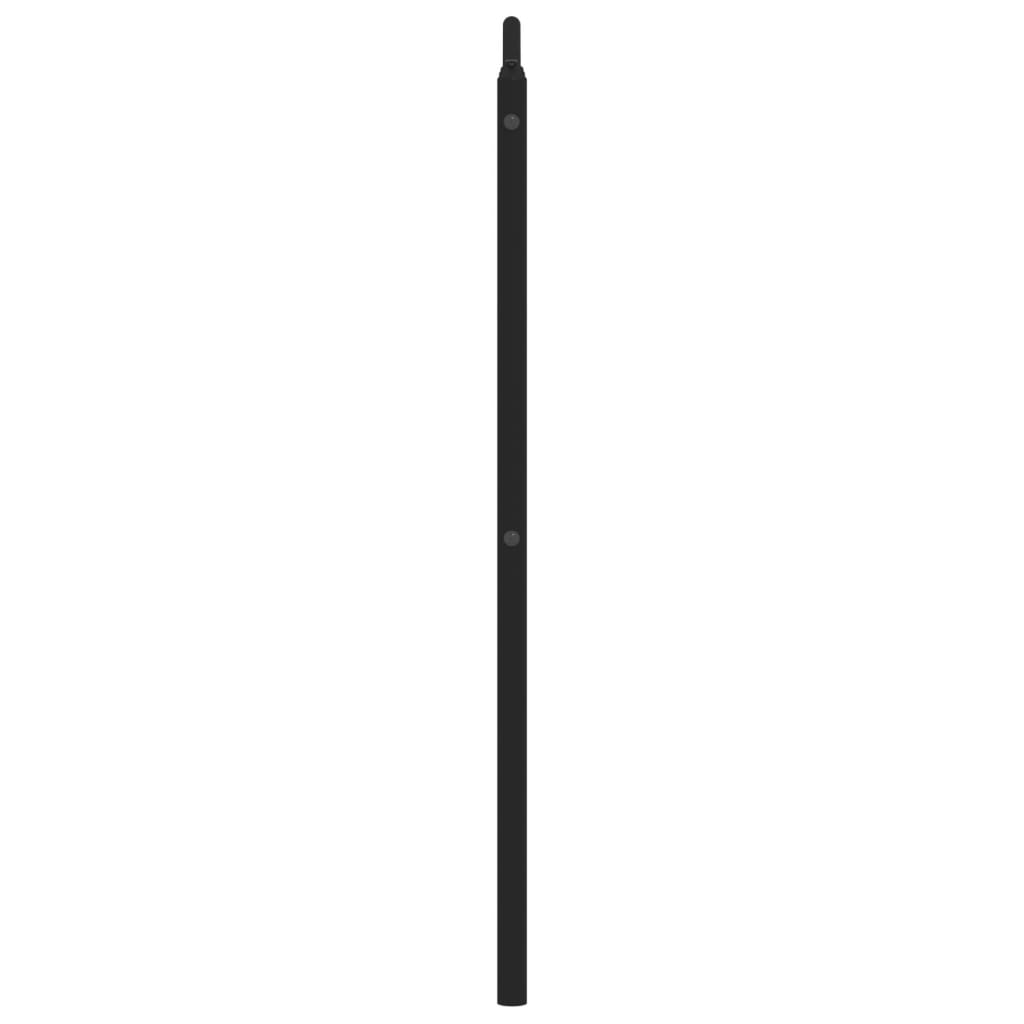Cabeceira de substituição 200 cm metal preto
