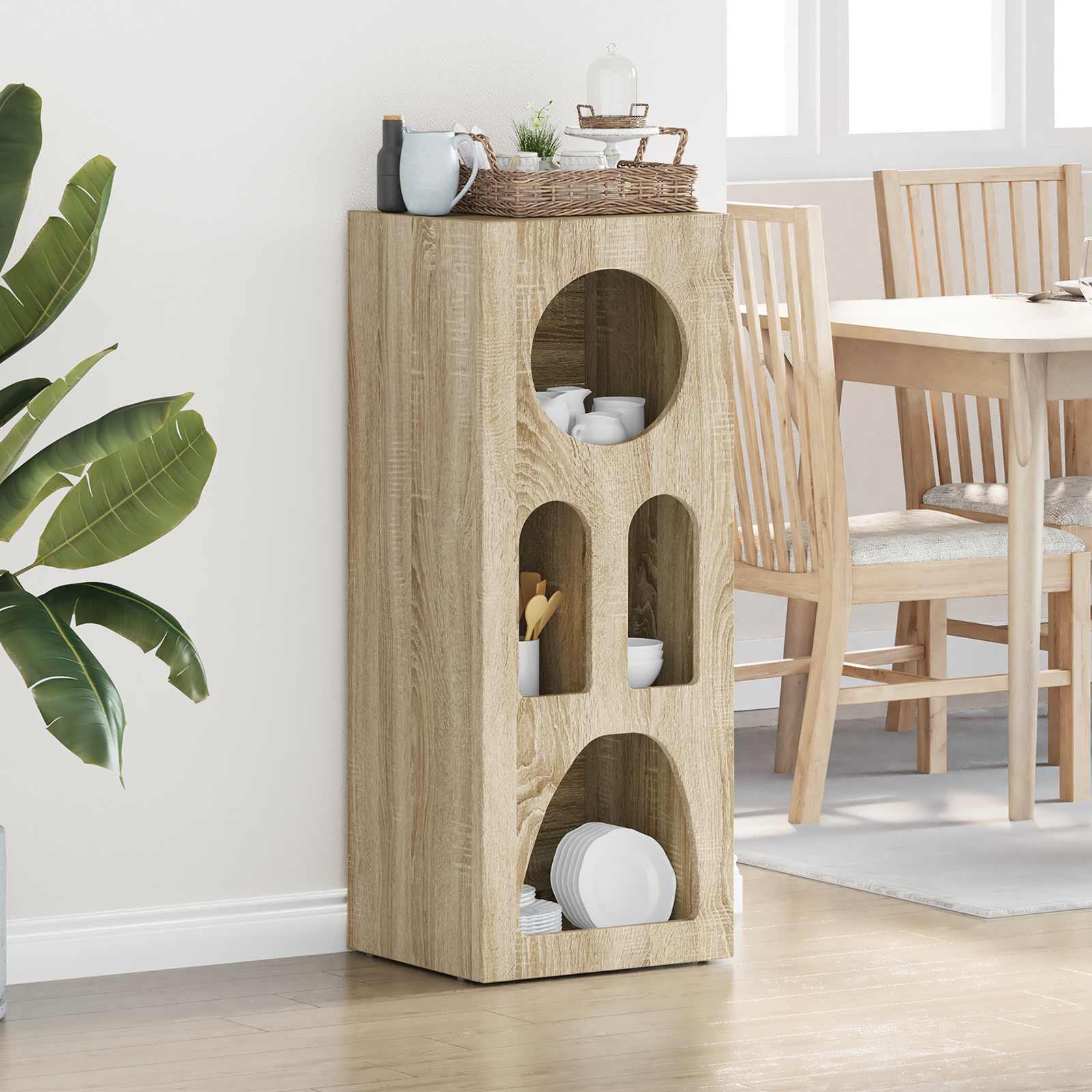 Buffet elst carvalho sonoma 40 x 35 x 100,5 cm