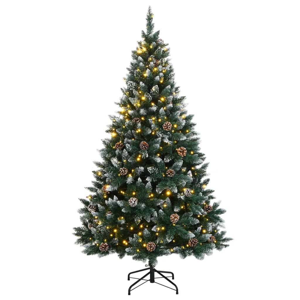 Árvore de natal artificial com 150 luzes LED 150 cm