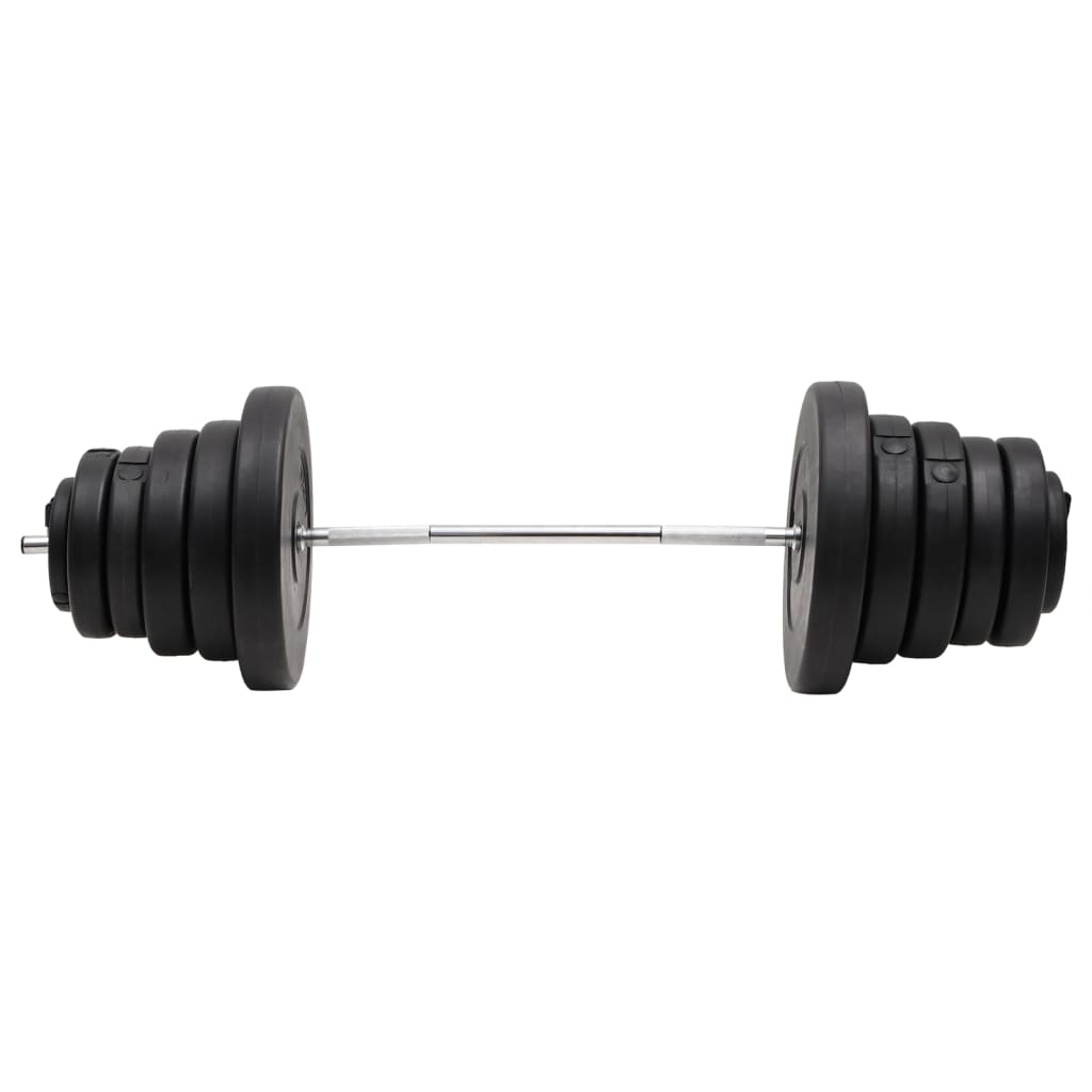 Barra com discos 90 kg