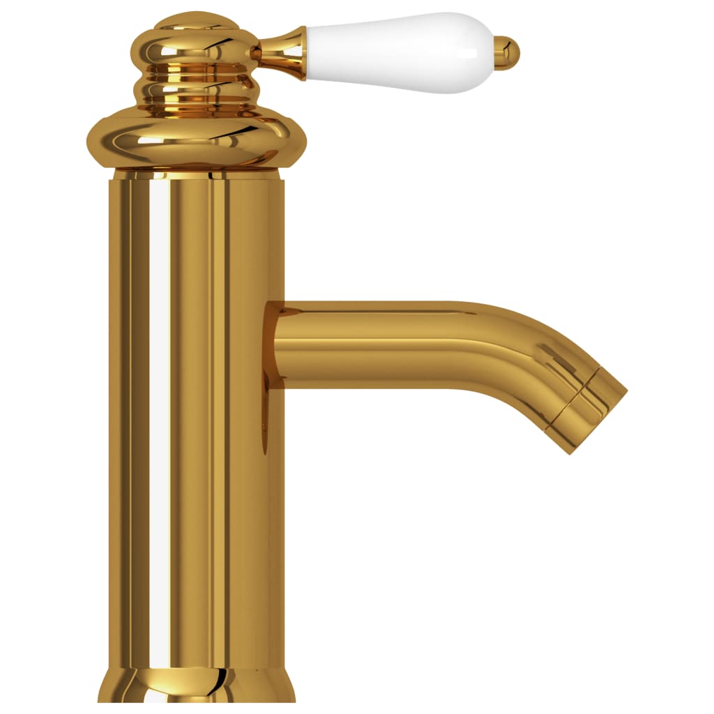 Torneira para lavatório de casa de banho 130x180 mm dourado