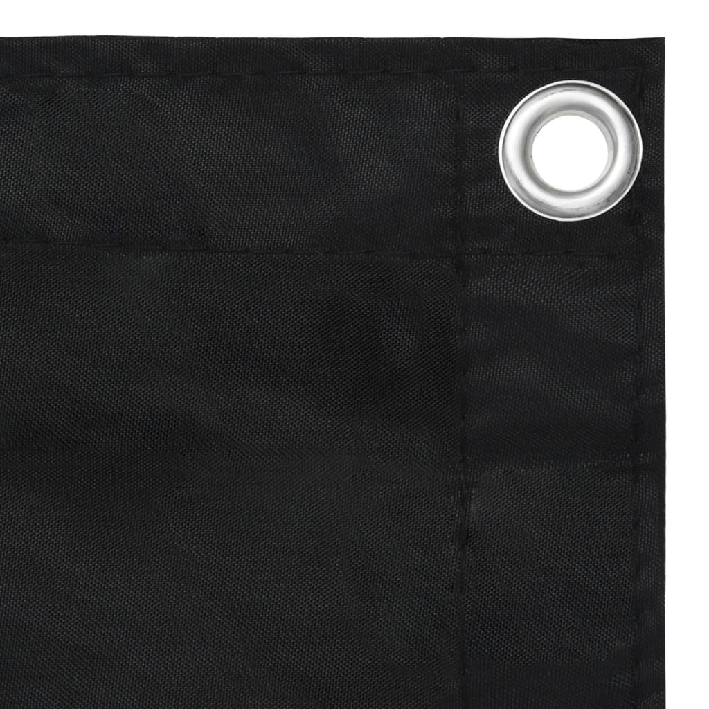 Tela de varanda 75x500 cm tecido oxford preto