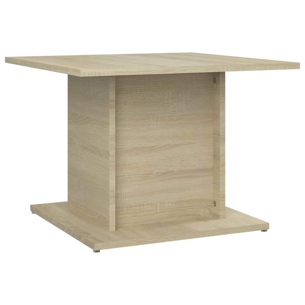 Mesa de centro 55,5x55,5x40cm derivados madeira carvalho sonoma
