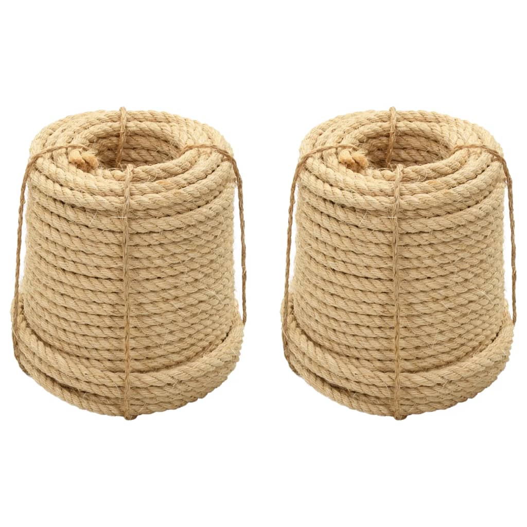 Cordas de sisal 2 pcs 12 mm 250 m