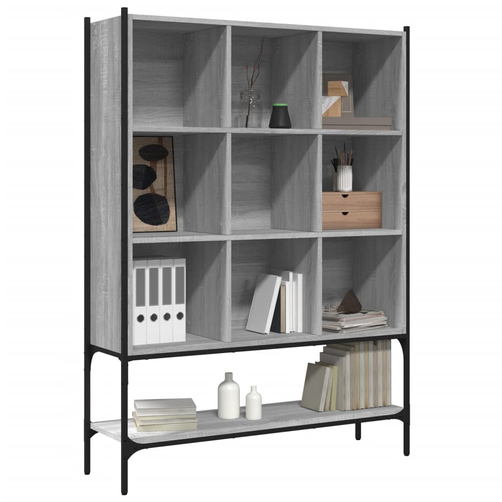 Estante 102x30x141,5 cm derivados de madeira cinzento sonoma