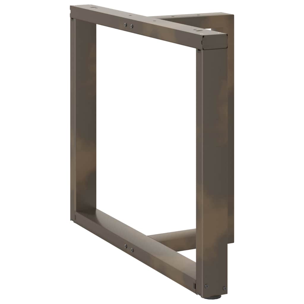 Pés de mesa de jantar em forma de t, 2 peças, preto, 90x35x(72-73) cm, aço