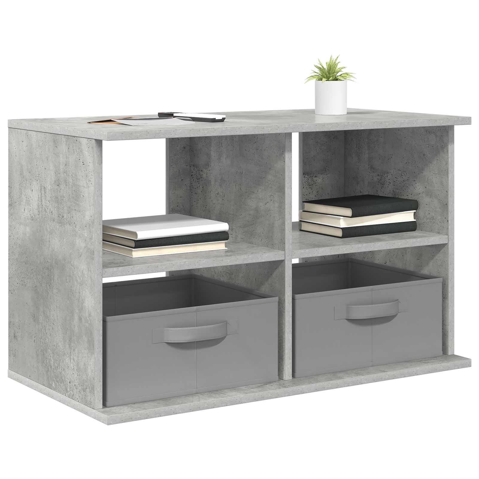 Suporte de TV com gaveta cinzento 79 x 40 x 48 cm