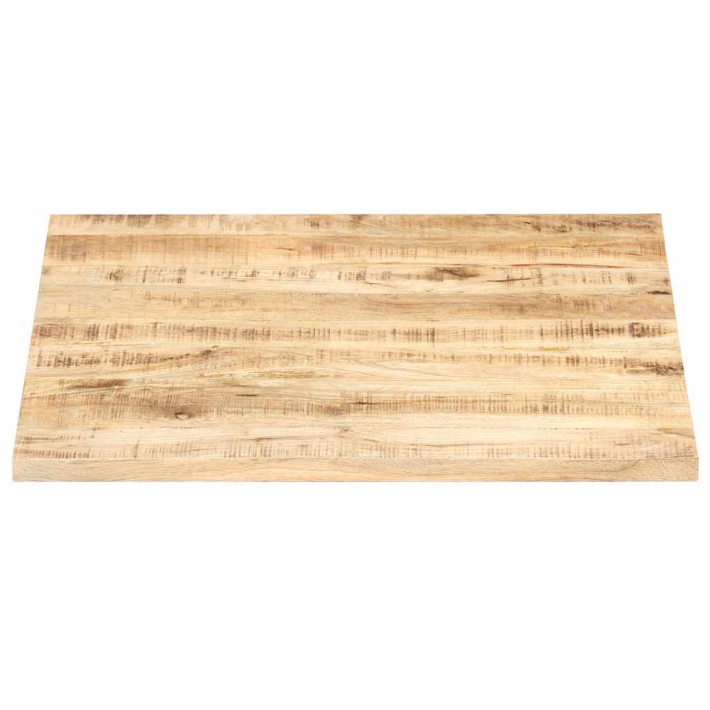 Tampo de mesa madeira de mangueira maciça 25-27 mm 80x80 cm