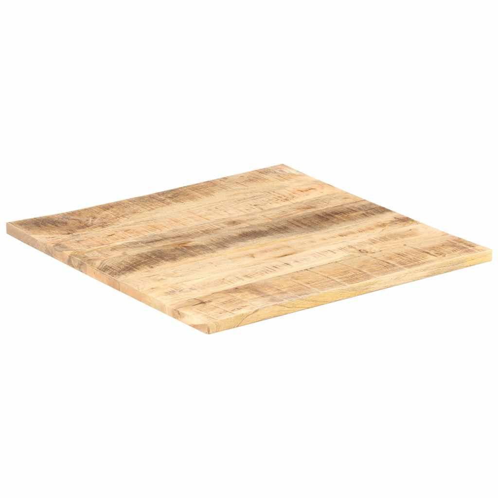 Tampo de mesa madeira de mangueira maciça 25-27 mm 80x80 cm