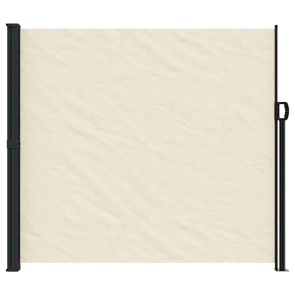 Toldo lateral retrátil 180x600 cm cor creme