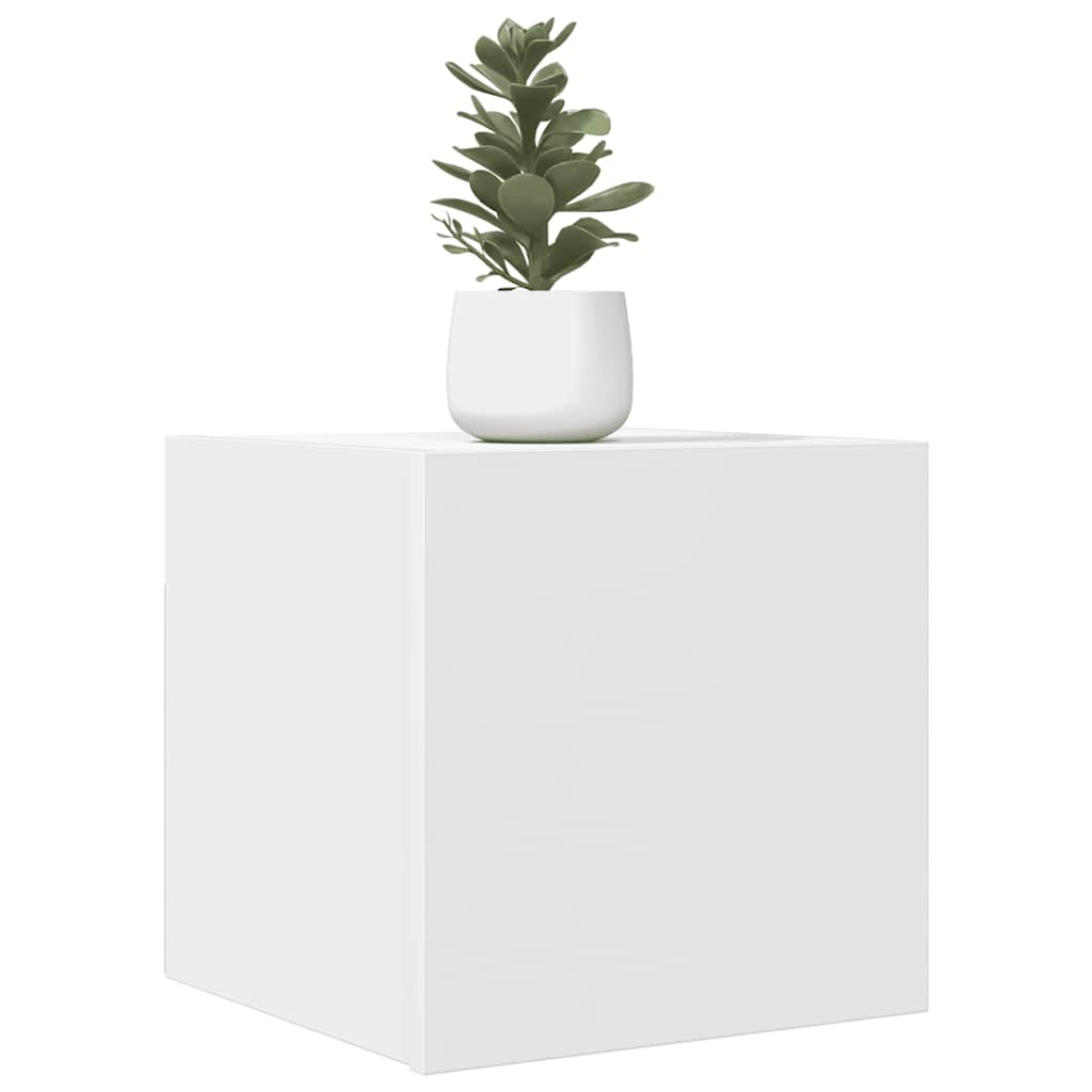 Armário de parede para TV 30,5x30x30 cm branco